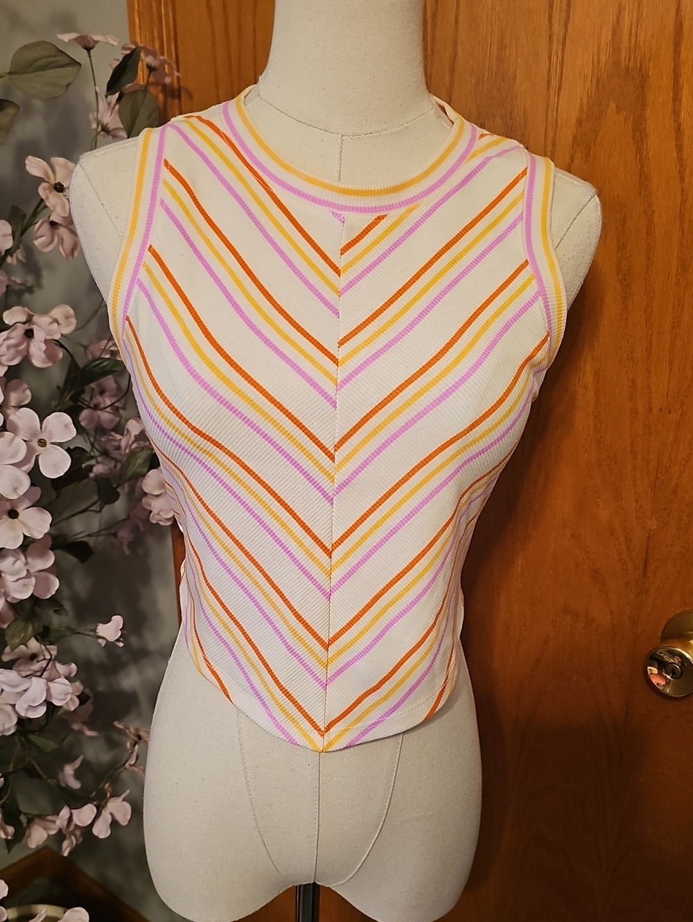 Wild Fable Stripe 90s Y2k Style Crop Top